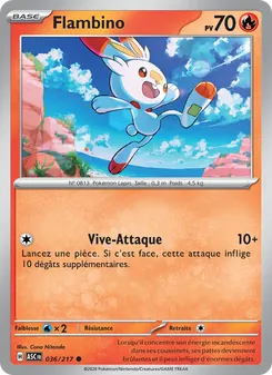 Carte Flambino de l'extension Héros Transcendants, numéro 036/217
