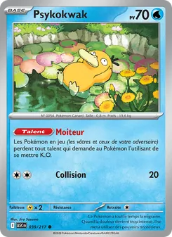Carte Psykokwak de l'extension Héros Transcendants, numéro 039/217