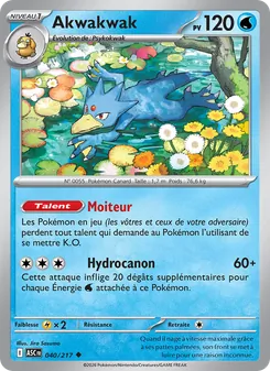 Carte Akwakwak de l'extension Héros Transcendants, numéro 040/217