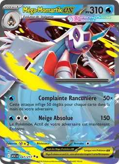 Carte Méga-Momartik-ex de l'extension Héros Transcendants, numéro 047/217