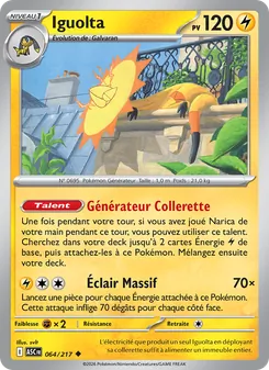Carte Iguolta de l'extension Héros Transcendants, numéro 064/217