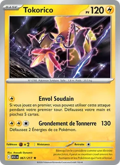 Carte Tokorico de l'extension Héros Transcendants, numéro 067/217