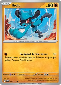 Carte Riolu de l'extension Héros Transcendants, numéro 112/217
