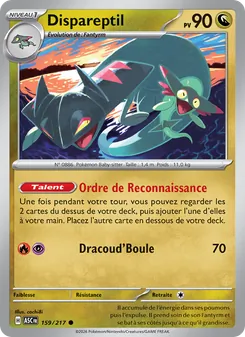 Carte Dispareptil de l'extension Héros Transcendants, numéro 159/217