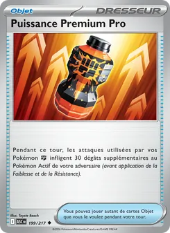 Carte Puissance Premium Pro de l'extension Héros Transcendants, numéro 199/217