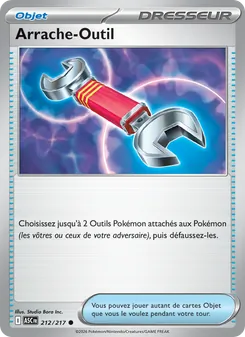 Carte Arrache-Outil de l'extension Héros Transcendants, numéro 212/217