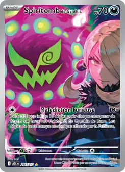 Carte Spiritomb de Cynthia de l'extension Héros Transcendants, numéro 244/217