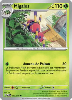 Carte Migalos de l'extension Équilibre Parfait, numéro 002/88