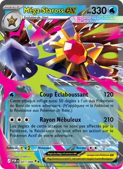 Carte Méga-Staross-ex de l'extension Équilibre Parfait, numéro 021/88