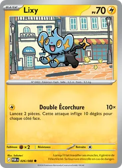 Carte Lixy de l'extension Équilibre Parfait, numéro 026/88