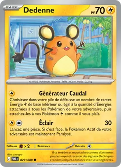 Carte Dedenne de l'extension Équilibre Parfait, numéro 029/88