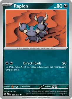 Carte Rapion de l'extension Équilibre Parfait, numéro 051/88