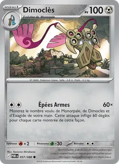 Carte Dimoclès de l'extension Équilibre Parfait, numéro 057/88
