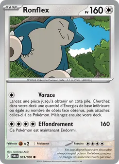 Carte Ronflex de l'extension Équilibre Parfait, numéro 063/88