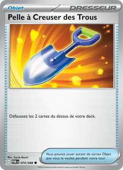 Carte Pelle à Creuser des Trous de l'extension Équilibre Parfait, numéro 074/88