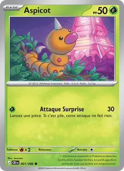 Carte Aspicot de l'extension Chaos Ascendant, numéro 001/86