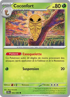 Carte Coconfort de l'extension Chaos Ascendant, numéro 002/86