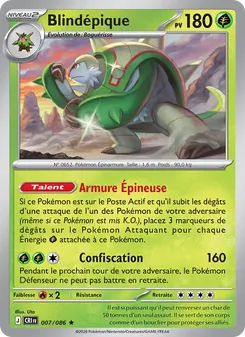 Carte Blindépique de l'extension Chaos Ascendant, numéro 007/86