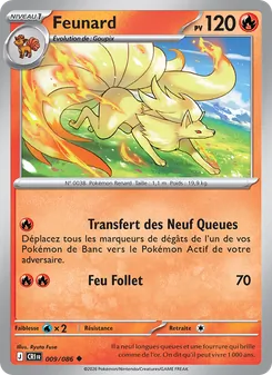 Carte Feunard de l'extension Chaos Ascendant, numéro 009/86