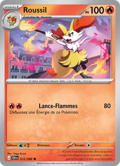 Carte Roussil de l'extension Chaos Ascendant, numéro 012/86