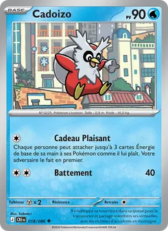 Carte Cadoizo de l'extension Chaos Ascendant, numéro 018/86