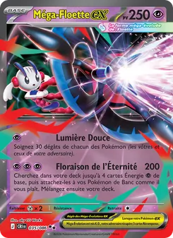 Carte Méga-Floette-ex de l'extension Chaos Ascendant, numéro 035/86