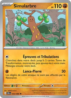 Carte Simularbre de l'extension Chaos Ascendant, numéro 043/86