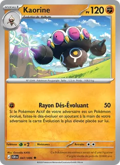 Carte Kaorine de l'extension Chaos Ascendant, numéro 047/86