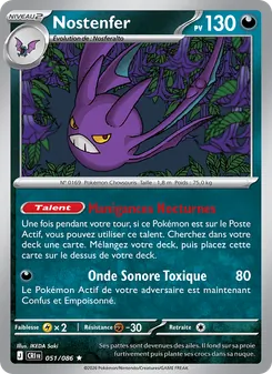 Carte Nostenfer de l'extension Chaos Ascendant, numéro 051/86