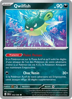 Carte Qwilfish de l'extension Chaos Ascendant, numéro 052/86