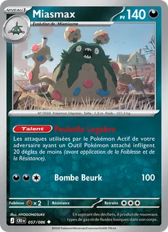 Carte Miasmax de l'extension Chaos Ascendant, numéro 057/86