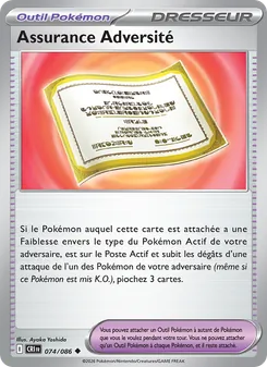 Carte Assurance Adversité de l'extension Chaos Ascendant, numéro 074/86