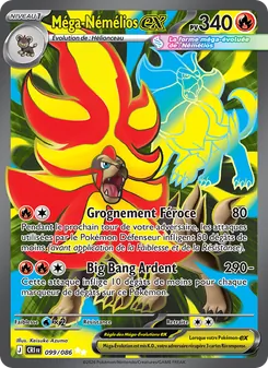 Carte Méga-Némélios-ex de l'extension Chaos Ascendant, numéro 099/86