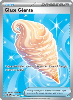 Carte Glace Géante de l'extension Chaos Ascendant, numéro 109/86