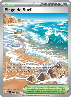 Carte Plage de Surf de l'extension Chaos Ascendant, numéro 114/86