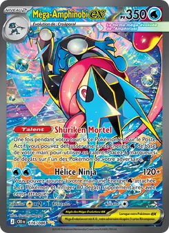 Carte Méga-Amphinobi-ex de l'extension Chaos Ascendant, numéro 116/86