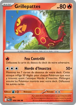 Carte Grillepattes de l'extension Nuit Noire, numéro 009/84