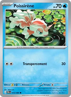Carte Poissirène de l'extension Nuit Noire, numéro 013/84