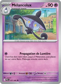 Carte Mélancolux de l'extension Nuit Noire, numéro 037/84