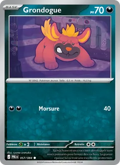 Carte Grondogue de l'extension Nuit Noire, numéro 057/84