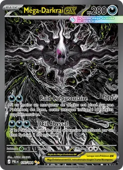 Carte Méga-Darkrai-ex de l'extension Nuit Noire, numéro 116/84