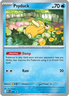 Carte Psykokwak de l'extension MEP Black Star Promos, numéro 007