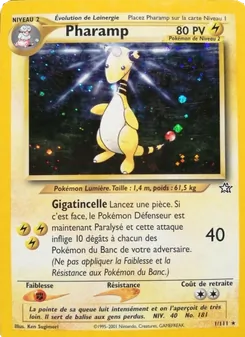 Carte Pharamp de l'extension Neo Genesis, numéro 1/111