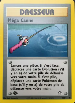 Carte Méga Canne de l'extension Neo Genesis, numéro 103/111
