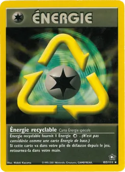 Carte Énergie recyclable de l'extension Neo Genesis, numéro 105/111
