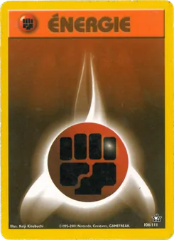 Carte Énergie Combat de l'extension Neo Genesis, numéro 106/111