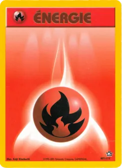Carte Énergie Feu de l'extension Neo Genesis, numéro 107/111