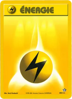Carte Énergie Électrique de l'extension Neo Genesis, numéro 109/111