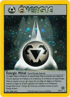 Carte Énergie Métal de l'extension Neo Genesis, numéro 19/111