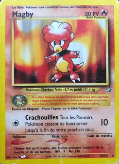 Carte Magby de l'extension Neo Genesis, numéro 23/111